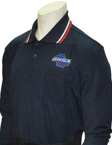 Georgia GHSA Logo Dye Sublimated Long Sleeve Umpire Shirts